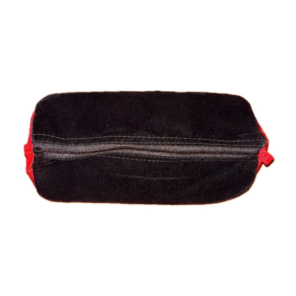Velvet zip pouch